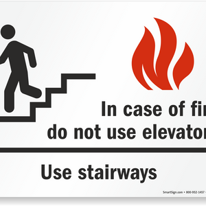 Fire Safety Signs - Plastic