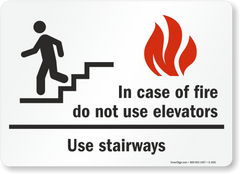 Fire Safety Signs - Plastic